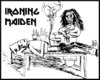 Cartoon: IRONING MAIDEN (small) by timfuzius tagged maiden,metal,busch,bügeleisen,max,moritz,iron
