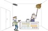 Cartoon: crime prevention (small) by joruju piroshiki tagged crime,prevention,bee,burglar,bandit,shop
