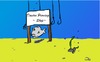 Cartoon: Dantes Piercing Shop (small) by Grikewilli tagged schmuck piercing tatoo mode fische hai lifestyle körperkult ringe ohrringe dante meer tiefsee see ozean wasser aquarium shop angeln fischen strand meeresgrund