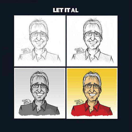 Cartoon: LET IT AL (medium) by Mike Spicer tagged mike,spicer,parody,albumcover,caricature,cartoon,humour
