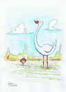 Cartoon: Envy (small) by Kerina Strevens tagged birds,envy,jealousy,pride,water,nature