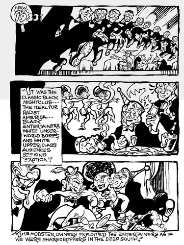 Cartoon: Stretch Johnson 2 (medium) by Milton tagged harlem,mobsters,york,new,dancers,knight,milton
