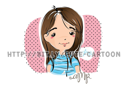 Cartoon: Cute caricature cartoon (medium) by itonggg tagged cute,caricature,cartoon