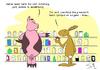 Cartoon: Animal friendly (small) by Spen tagged pig,rabbit,deodorant,testing