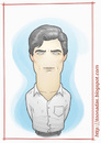 Cartoon: Christopher Reeve (small) by Freelah tagged christopher reeve super man