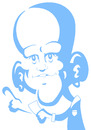 Cartoon: Pierluigi Collina (small) by Ca11an tagged perluigi,collina,caricature,referee,world,cup,legend,italy