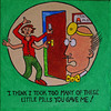 Cartoon: Too Many Pills! (small) by David_Bromley tagged doctor,medicine,side,effect