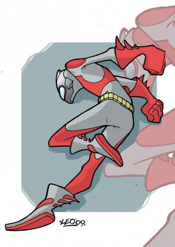 Cartoon: Ultraman (medium) by Leonardo Pandolfi tagged illustration,comics