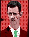 Cartoon: Baschar Al-Assad (small) by Jan Rieckhoff tagged pascher,al,assad,karikatur,syrien,konflikt,krieg,staatspräsident,bürgerkrieg,aufstand,krise,mörder,bombe,terror,tod,vernichtung,verderben,kriegsherr,bedrohung,waffen,satire,jan,rieckhoff