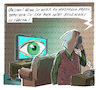 Cartoon: CIA (small) by Jan Rieckhoff tagged überwachung,cia,beobachtung,observation,privatsphäre,daten,sicherheit,video,kamera,ausspionieren,fernsehapparat,tv,gerät,cartoon,karikatur,jan,rieckhoff
