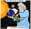 Cartoon: Gods 7th Day (small) by Mewanta tagged god,weed