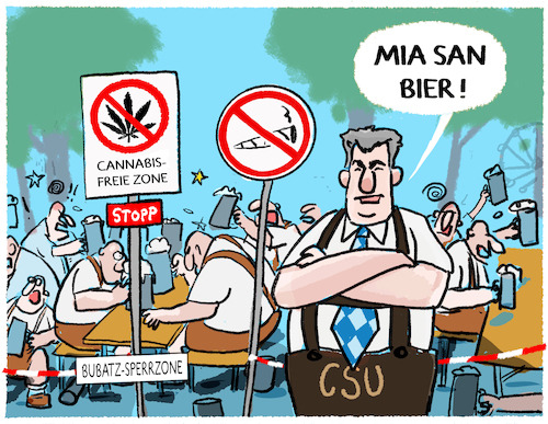 Bayern plant Cannabis-Sperrzonen