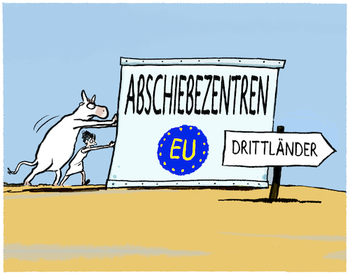 Cartoon: EU-Abschiebezentren.... (medium) by markus-grolik tagged eu,europa,drittlaender,herkunftslaender,abschiebung,abschiebezentren,rechtsraum,verlagerung,parlament,eu,europa,drittlaender,herkunftslaender,abschiebung,abschiebezentren,rechtsraum,verlagerung,parlament