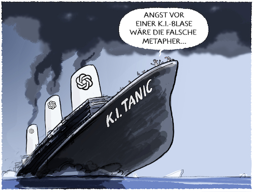 Cartoon: K.I.-Blase.... (medium) by markus-grolik tagged ki,krise,kuenstliche,intelligenz,chatgpt,openai,usa,china,wirtschaft,wachstum,anleger,finanzmarkt,aktien,boerse,blase,ki,krise,kuenstliche,intelligenz,chatgpt,openai,usa,china,wirtschaft,wachstum,anleger,finanzmarkt,aktien,boerse,blase