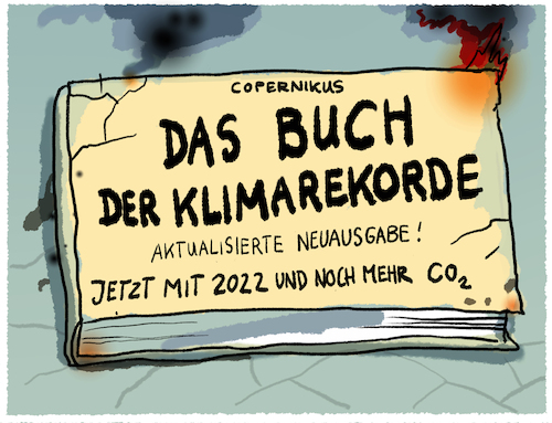 Cartoon: Klimabericht... (medium) by markus-grolik tagged copernikus,klimabericht,klimarekorde,duerre,hitze,2022,klimawandel,copernikus,klimabericht,klimarekorde,duerre,hitze,2022,klimawandel