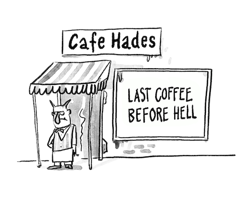 Cartoon: Koffein to go... (medium) by markus-grolik tagged cafekaffee,espresso,hades,höllenkaffee,fefefeuer,koffein,cafekaffee,espresso,hades,höllenkaffee,fefefeuer,koffein