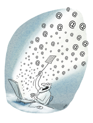 Cartoon: MAIL Shock (medium) by markus-grolik tagged email,spam,posting,mail,internet,pc,computer,www,mailbox