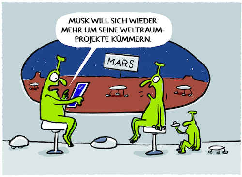 Musk kündigt... Musk kündigt...