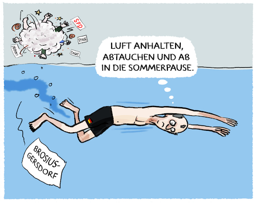 Cartoon: Nix wie weg... (medium) by markus-grolik tagged merz,deutschland,spd,cdu,csu,spahn,brosius,gersdorf,verfassungsgericht,richter,verfassungsrichter,besetzung,merz,deutschland,spd,cdu,csu,spahn,brosius,gersdorf,verfassungsgericht,richter,verfassungsrichter,besetzung