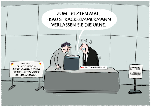 Cartoon: Panne im Bundestag... (medium) by markus-grolik tagged panne,sicherheitspaket,votum,abstimmung,stimmzettel,strack,zimmermann,fdp,urne,wahlwiederholung,abstimmungsurne,panne,sicherheitspaket,votum,abstimmung,stimmzettel,strack,zimmermann,fdp,urne,wahlwiederholung,abstimmungsurne