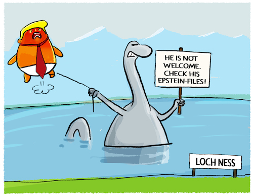Trump-Proteste in Schottland... Trump-Proteste in Schottland...