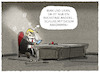 Cartoon: ...Ausstieg... (small) by markus-grolik tagged usa,iran,trump,antiatomabkommen,atom,atombombe,uran,washington,naher,osten