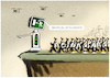 Cartoon: Ausweg  los.... (small) by markus-grolik tagged künstliche,intelligenz,exit,artificial,intelligence,roboter,automaten,zukunft,abgrund,menschheit,arbeit,industrie