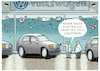 Cartoon: ...blue motion... (small) by markus-grolik tagged vw,winterkorn,volkswagen,auto,autoindustrie,deutschland,elektro,motor,strom,energiewende,mobilität,bmw,mercedes,berlin,merkel