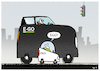 Cartoon: E-SUV-Wahn... (small) by markus-grolik tagged suv,auto,hybrid,klima,kleinwagen,luftverschmutzung,geländewagen,ego,öko