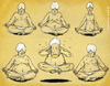 Cartoon: Feel the Bier-Power (small) by markus-grolik tagged bier meditation yoga alkohol