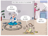 Cartoon: Freitagmorgen.. (small) by markus-grolik tagged deutschland,streik,klimakleber,blitzer,deutsche,bahn,verkehrswende,mobilitaet,blitzmarathon,klimawandel,inflation