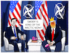 Cartoon: Grönland... (small) by markus-grolik tagged daddy,nato,trump,mark,rutte,groenland,daenemark,usa,maga,sicherheitsstrategie,weltordung,arktis,greenland,europa,eu,davos,kroenung