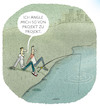 Cartoon: ...immer im Fluss bleiben... (small) by markus-grolik tagged sprache,mittelschicht,existenz,projekt,freiberufler,angeln