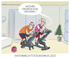 Cartoon: Indoortouring (small) by markus-grolik tagged indoor,dauerzustand,pandemie,kontaktbeschraenkungen,deutschland,weihnachten,tourismus,urlaub,ausflug,sport