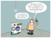 Cartoon: K.I.-Hotline (small) by markus-grolik tagged hotline,service,mitarbeiter,kunde,konsum,automatisierung,telefon,mensch,kuenstliche,intelligenz