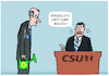 Cartoon: Merz und Söder... (small) by markus-grolik tagged kanzlerkandidat,merz,soeder,schwarz,gruen,gruene,habeck,deutschland,koalition,csu,cdu,union,neuwahlen,schnittmenge,politik,ukraine,aussenpolitik