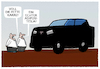 Cartoon: PS-Protzing (small) by markus-grolik tagged limousinen,grossraumauto,automobil,fahrzeug,status,statusymbol,ps,elon,musk,tesla,suv