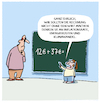 Cartoon: Rechnung... (small) by markus-grolik tagged math2022