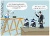 Cartoon: Silicon Valley... (small) by markus-grolik tagged valley,bots,zimmerleute,handwerk,bauarbeiter,deutschland,digitalisierung,ki,automatisierung,baustelle,silicon,handwerker