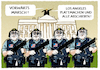 Cartoon: Trump wütet in Los Angeles (small) by markus-grolik tagged praesident,trump,abschiebung,nationalgarde,usa,los,angeles,buergerkrieg,kalifornien,bundespolizei,aufstaende,proteste,westkueste,abschiebungspolitik,trumpregierung,eskalation