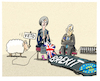 Cartoon: ...Unterhaus... (small) by markus-grolik tagged eu,brexit,veto,vetorecht,unterhaus,theresa,may,jean,claude,juncker,brüssel,london,irland,schottland,nordirland,dub