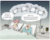 Cartoon: Vakzine... (small) by markus-grolik tagged biontech,vakzine,hoffnung,2020,herdenimmunität,pandemie,impfstoff,immunität,corona,schlaflos