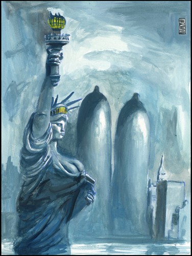 Cartoon: 9 11 x 10 (medium) by greg hergert tagged september,11