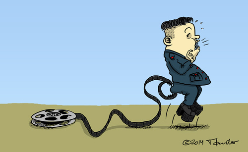 Cartoon: Movie (medium) by Mandor tagged kim,movie