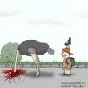 Cartoon: Evil minded (small) by Mandor tagged camel bird evil kid