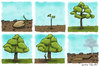 Cartoon: Life of the tree (small) by Mandor tagged tree,wood,lumberjack,ghost