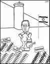 Cartoon: as you sow so shall you reap (small) by Thamalakane tagged israel,palestine,nethanyahu,west,bank,barrier,terrorism,extremism,zionism,anti,semitism