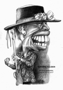 Cartoon: Bernard Allison (small) by Szena tagged blues guitarist bernard allison caricature