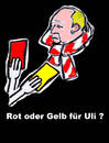 Cartoon: Gelb oder Rot für Uli? (small) by reflector tagged steuer,hoeneß
