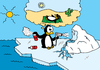Cartoon: sonnige Aussichten für Pinguine (small) by Bruder JaB tagged pinguin südpol klimawandel fckw